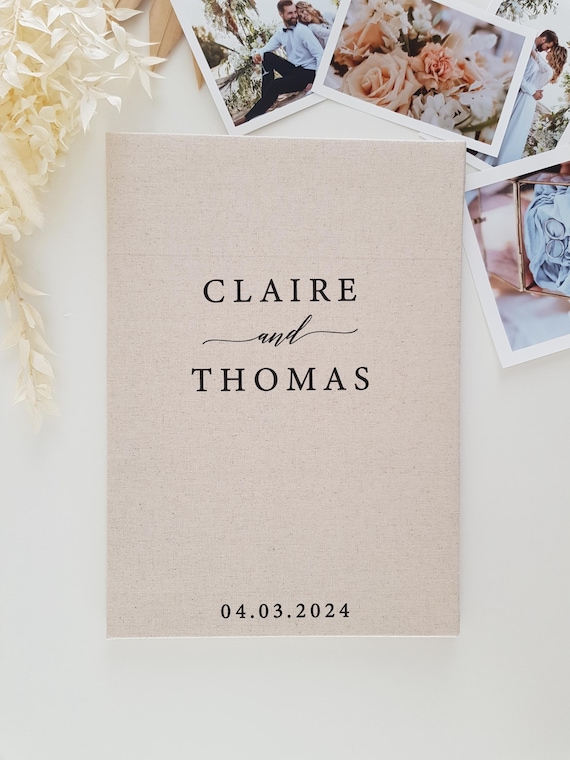 Personalised Wedding Certificate Holder, Cover, Marriage