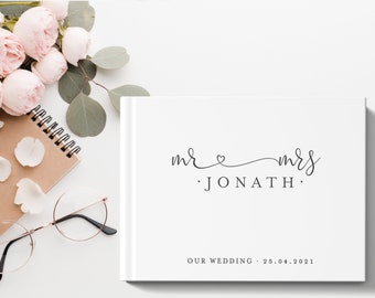 Wedding Guest book | guestbook Custom Made | Engagement party | birthday party | Photo Album | wedding planner | gift portrait or landscape