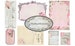 Blossom Blush 24 page Junk Journal Printable Kit  Pink Vintage Images - complete Kit Scrapbooks Travellers Notebooks digital Cards Albums 