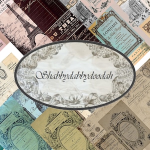 21 pg COLEÇÃO FRANCESA FUNDO Papéis Pale Parisian Tema Digital Impressão Fundo Páginas Cartões de Diário Junk Journal Imprimível Rosa