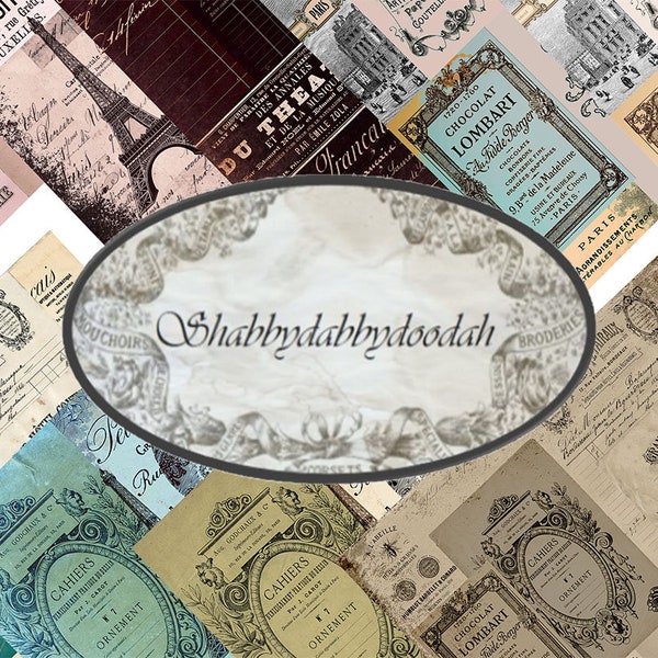 21 pg FRENCH COLLECTION BACKGROUND Papers Pale Parisian Themed Digital Print Background Pages Journaing Cards Junk Journal Printable Pink