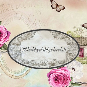 13 pág. CASAS DE CAMPO em rosa vintage primavera natureza impressão digital páginas de fundo cartões de diário lixo para impressão