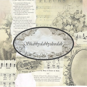 2 x Collage GO ZACHT Achtergrondpagina's Vintage Gekleurd Scrapbook Papier Junk Journal Afdrukbare Collage - Tijdschriften Kaart Digi