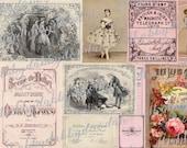 31 pg The VINTAGE DESK 3rd Edition COLLECTION Paper Victorian Themed Digital Print Background Pages Cards Junk Journal Printable Journalling