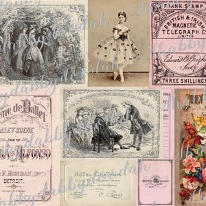 31 pg The VINTAGE DESK 3rd Edition COLLECTION Paper Victorian Themed Digital Print Background Pages Cards Junk Journal Printable Journalling