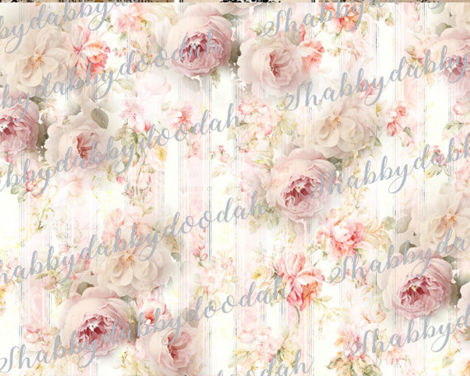 32 Pg the PINK ROSES COLLECTION Beautiful Background Pages Themed ...