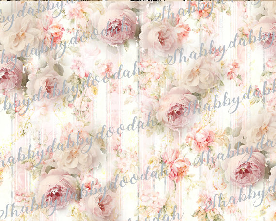 32 Pg the PINK ROSES COLLECTION Beautiful Background Pages Themed ...