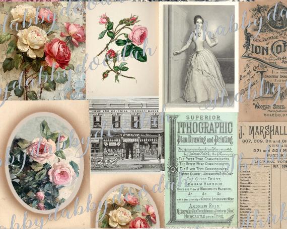 40pg The VINTAGE DESK 4th Edition COLLECTION Paper Victorian Themed Digital Print Background Pages Cards Junk Journal Printable Journalling