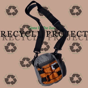 Bolsa Gorpcore Bolsa de Ombro Reciclada Fanny Pack Reciclada de Tenda Fabricada nos EUA