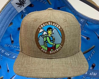 Cappellino snapback in canapa (TRAILBLAZER SNAPBACK)