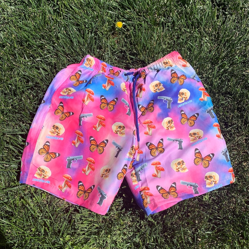 Pantaloncini da bagno tinti a mano: perfetti per la spiaggia o la piscina! immagine 2