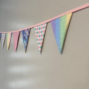 Bunting Pennant flag banner baby shower room decor nursery