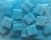 20mm x 20mm Ocean Blue Mosaic Vitreous Glass Tiles - amazing value for genuine Italian tiles