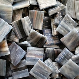 20mm Moss Gold Bisazza Mosaic Glass Tiles  - 75 tiles. Amazing value for genuine Italian tiles!