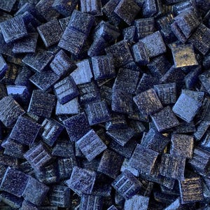 10mm Blackcurrant Bisazza Mosaic Glass Tiles - 150 tiles. Amazing value for genuine Italian tiles!