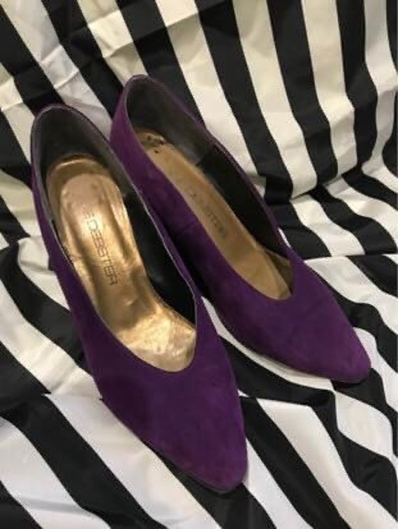 Vintage 80s Jane Debster Violet Purple 