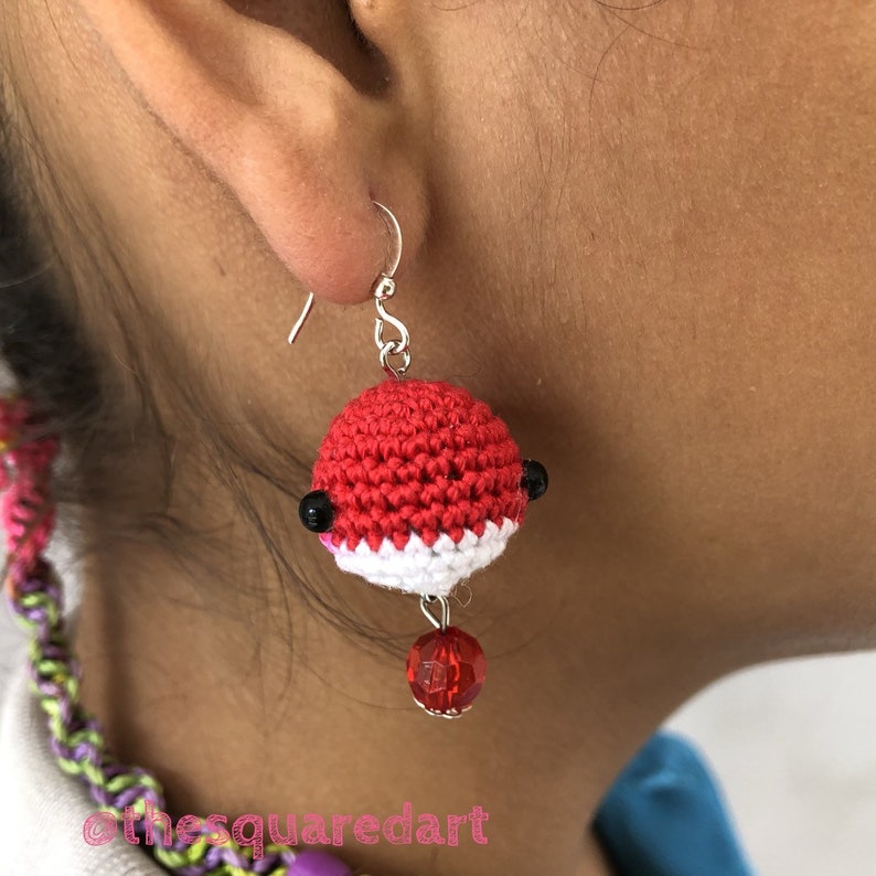 Whale Earrings Sea Creaturescrochet Earrings Amigurumi Etsy