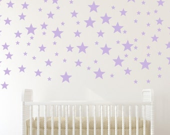 Star Wall Decals, Star Wall Stickers, Nursery Wall Decal, Wall Decal for Nursery