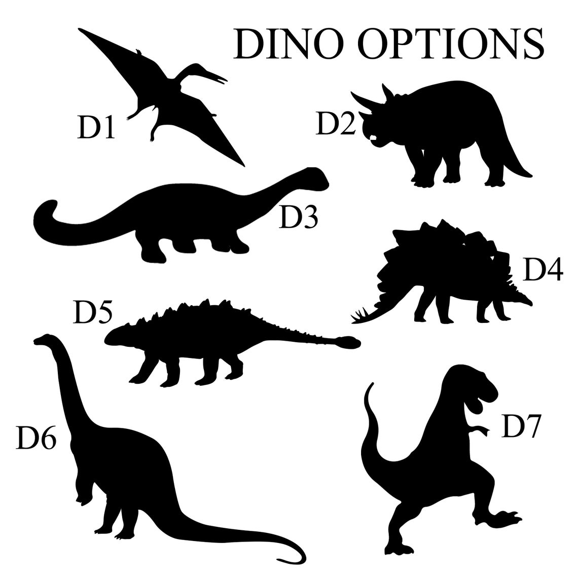 Dinosaur Wall Decal With Name Boys Wall Decal Name Boys Etsy