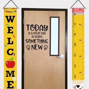 Today is a Great Day to Learn Something New Classroom Door Decal, Classroom Door Vinyl Sticker, Classroom Decor