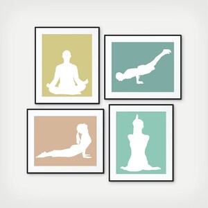 Yoga Gifts, Yoga Studio Wall Art Decor, Yoga Teacher Gift, Yoga Studio Prints
