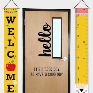 Classroom Door Decal: 'It's a Good Day' Vinyl Sticker