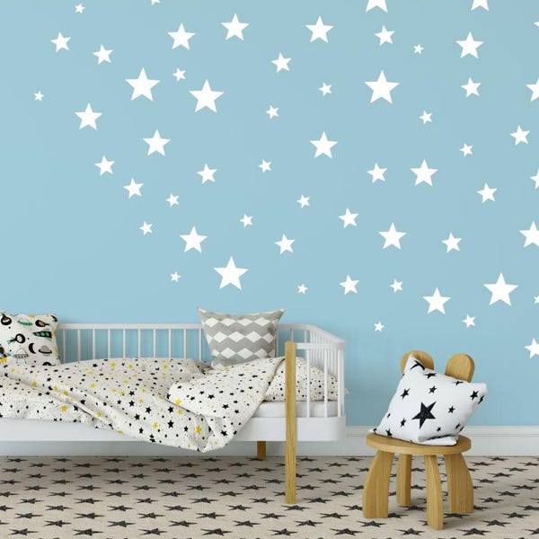 Star Wall Stickers Etsy