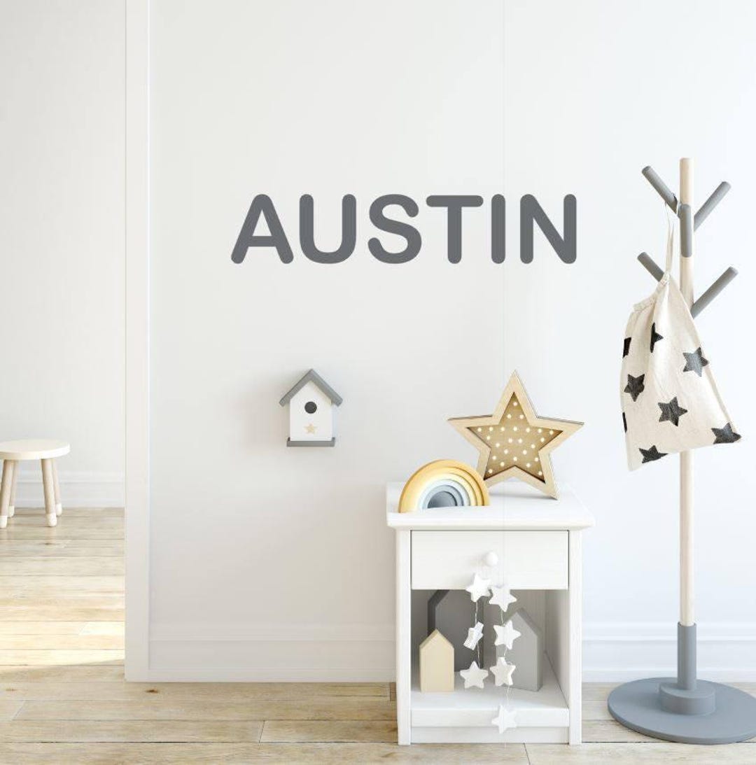 Personalized Name Wall Decal, Boys Room Decor - Etsy