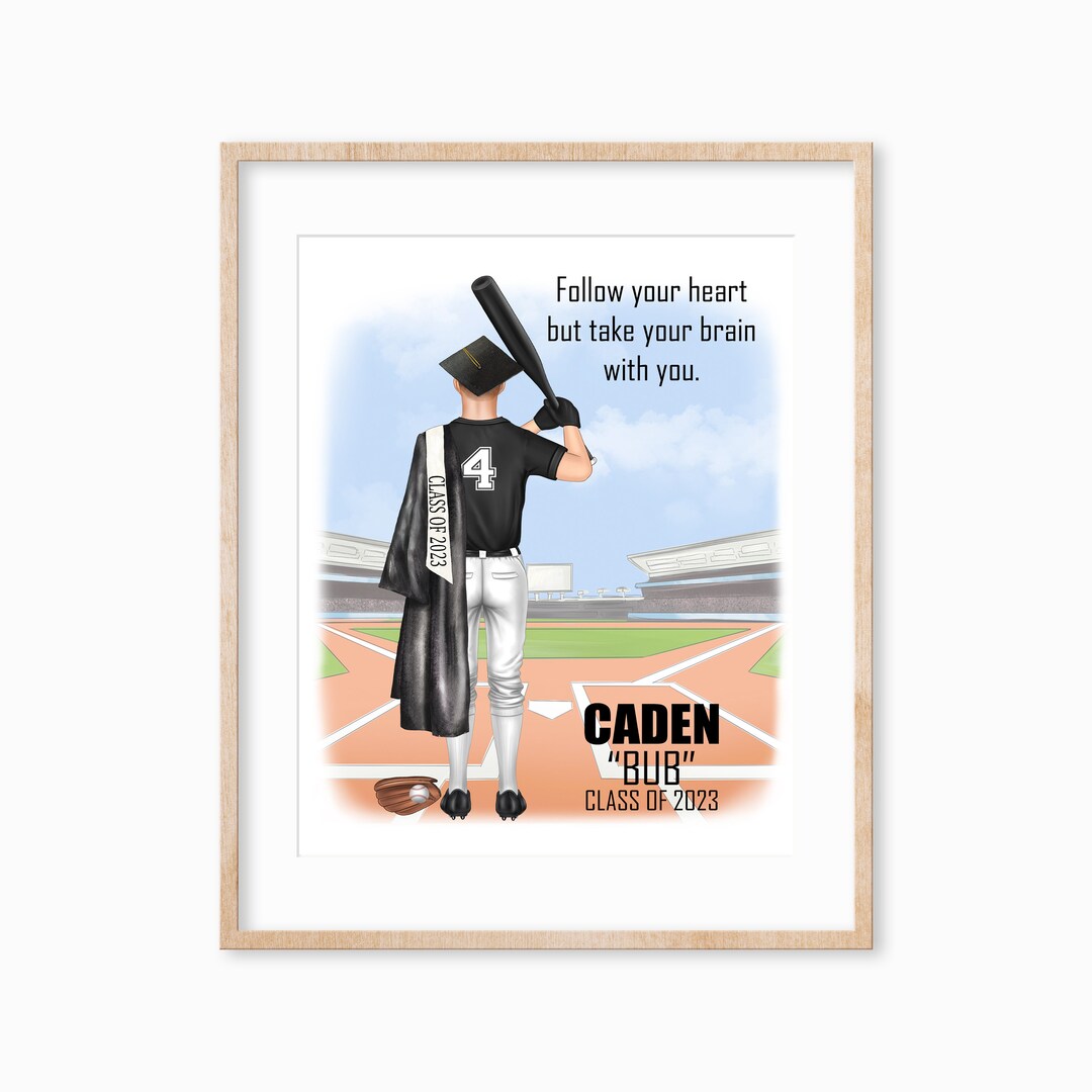 Baseball Graduation Gift, Baseball Player Gifts, Baseball Player