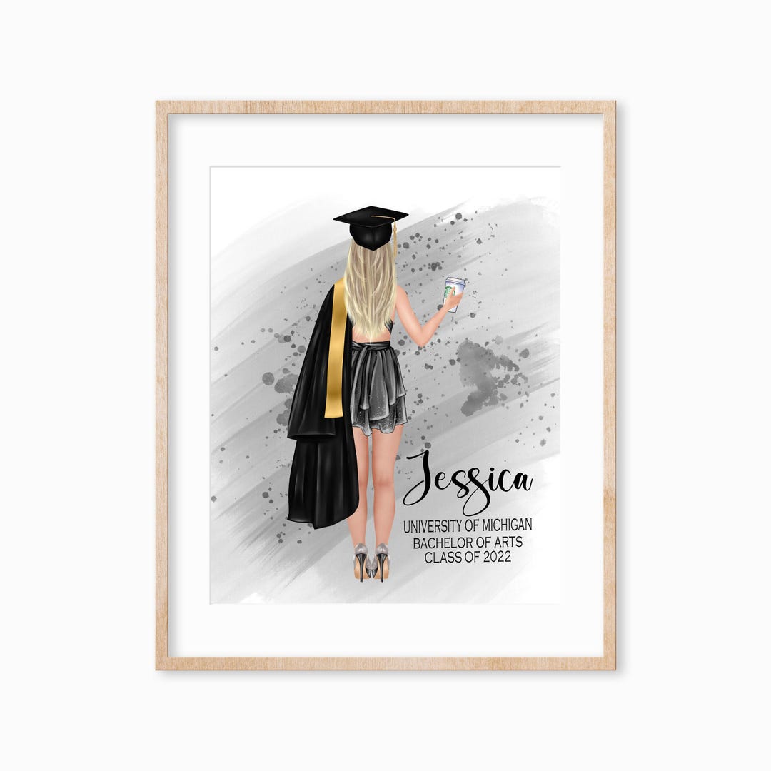 Personalized Graduation Print: Custom High School or College Gift - Etsy