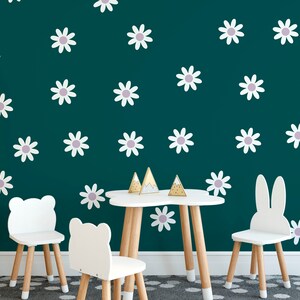 Small Daisy Wall Decals, Flower Wall Decals, Girls Room Decor, Daisy Wall Stickers, Daisy Wall Decals for Nursery