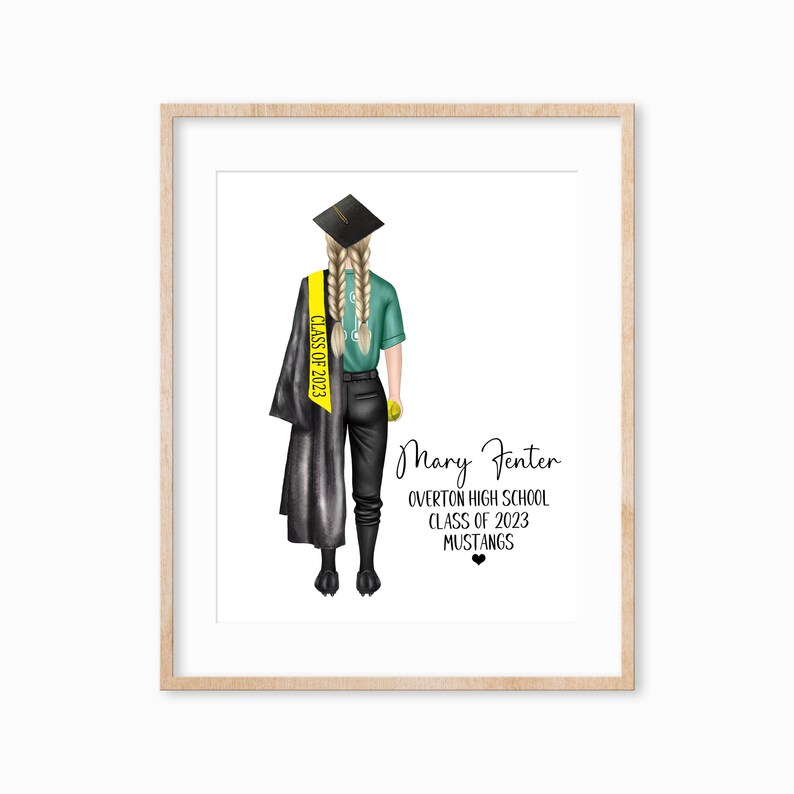 Softball Graduation Gift Softball Player Gifts Softball Etsy