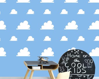 Clouds Wall Decals, Kids Room Decor, Nursery Wall Sticker