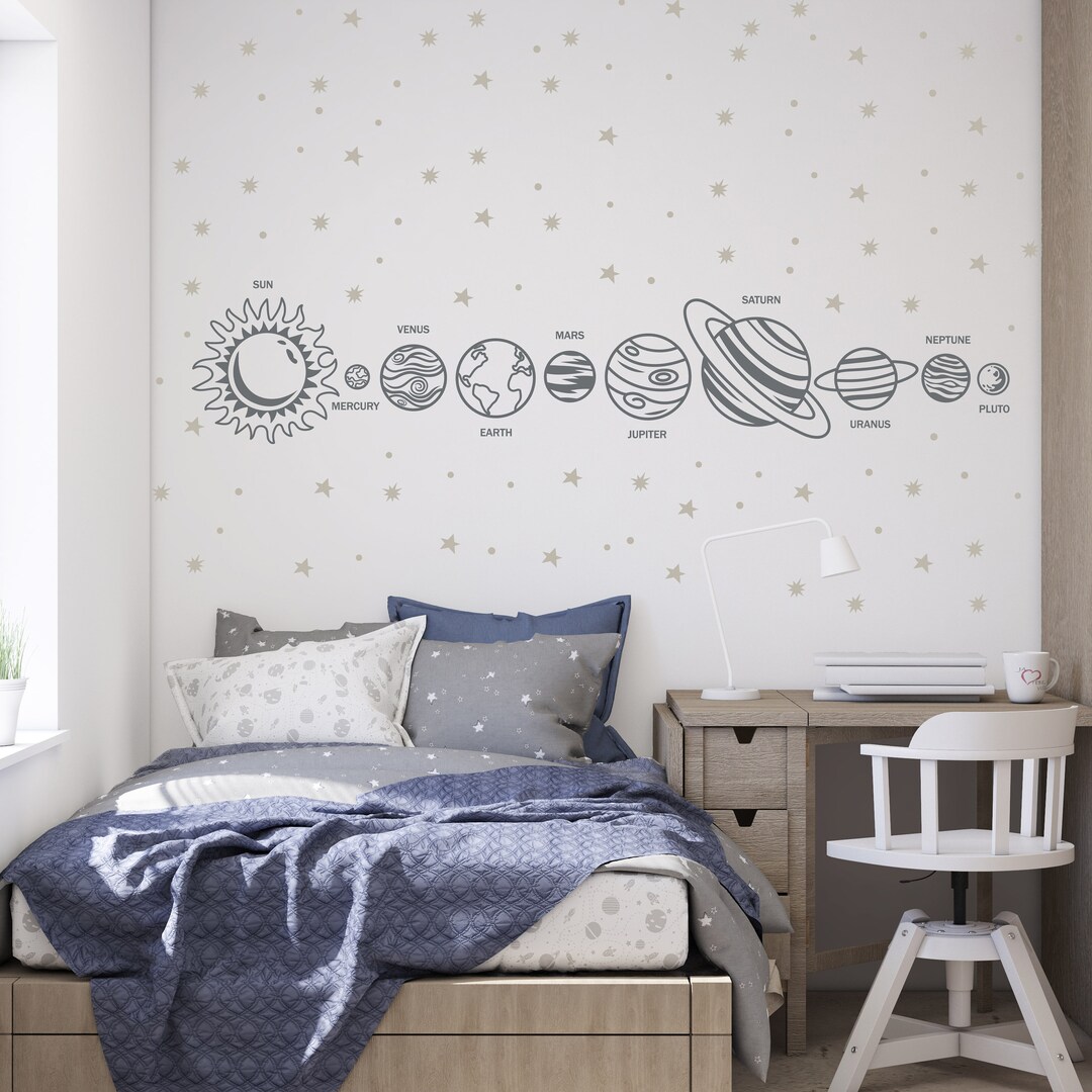 Wall Decals, Solar System Wall Decal, Space Wall Decals