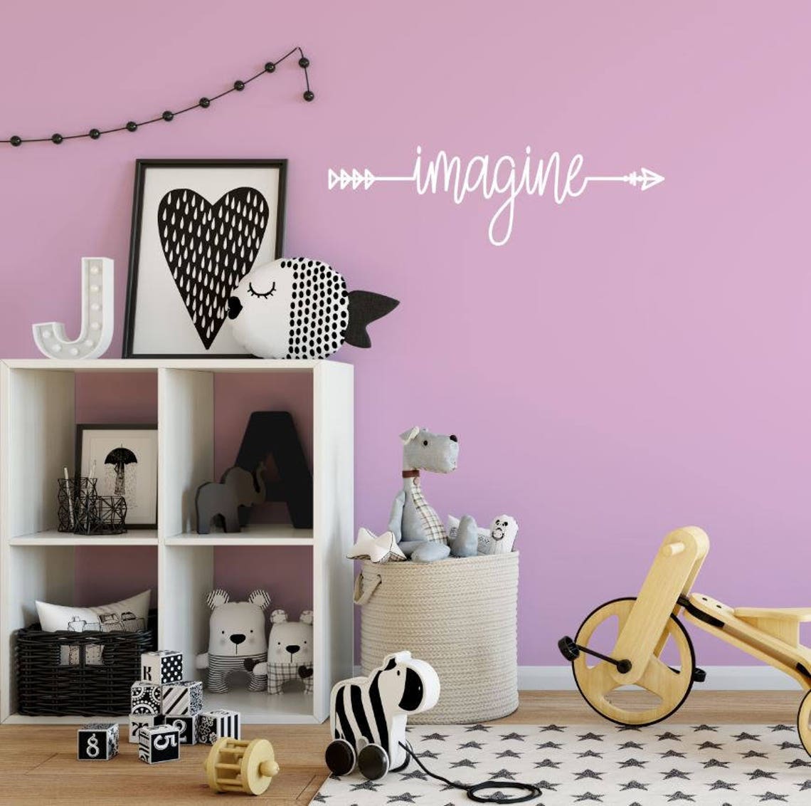 Playroom Wall Decal Create Wall Decal Inspirational Wall Etsy