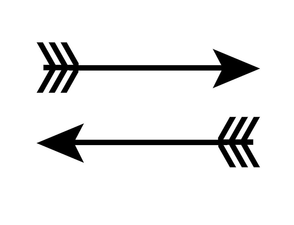 Arrow Wall Decals Arrow Wall Sticker Arrow Decal Arrow - Etsy