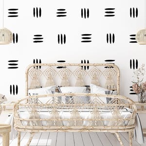 Line Wall Decals, Modern Minimalist Wall Stickers for Home Decor