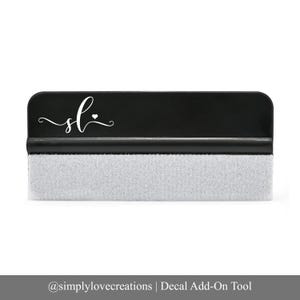 Complemento de escobilla de goma para la aplicación de calcomanías de vinilo