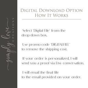 Digital Download Option How It Works