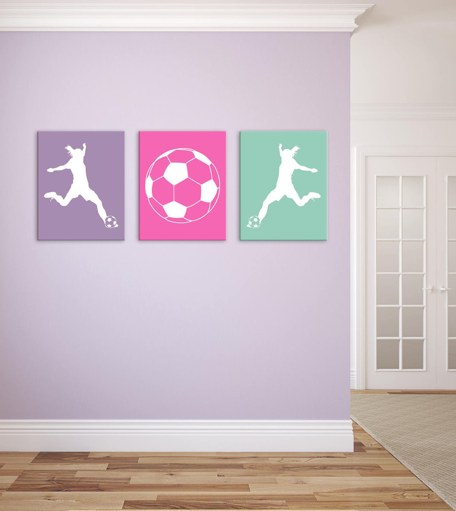Girls Soccer Gift Soccer Room Decor Girls Room Decor Soccer Etsy