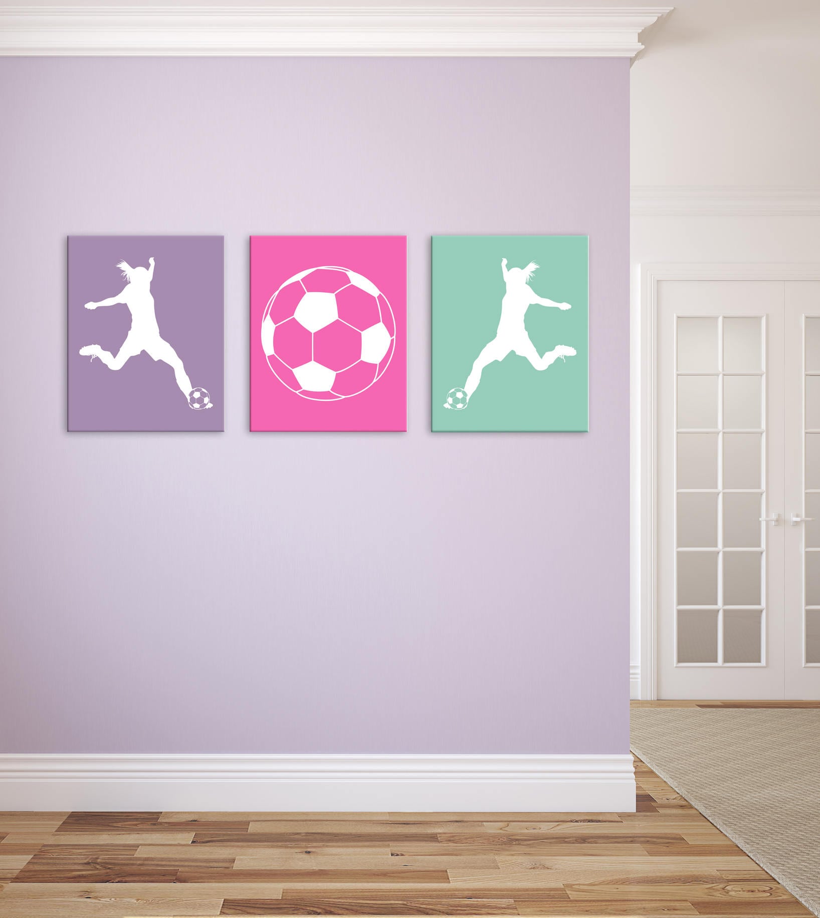 Girls Soccer Gift Soccer Room Decor Girls Room Decor Soccer | Etsy