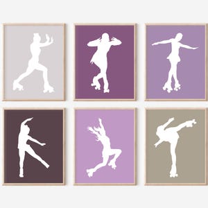 Roller Skating Print, Gift for Roller Skater, Roller Skating Birthday Gift