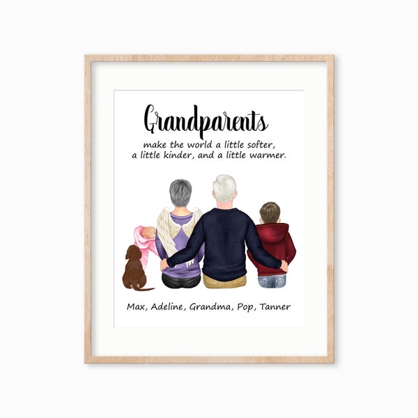Grandparent Print Etsy