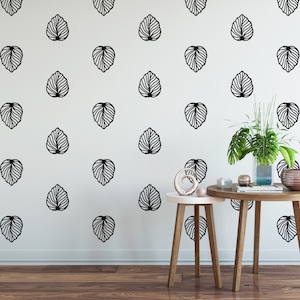 Leaf Wall Decals, Autumn Wall Decor, Leaf Wall Stickers, Leaves Nursery Wall Decals, Botanical Wall Decals