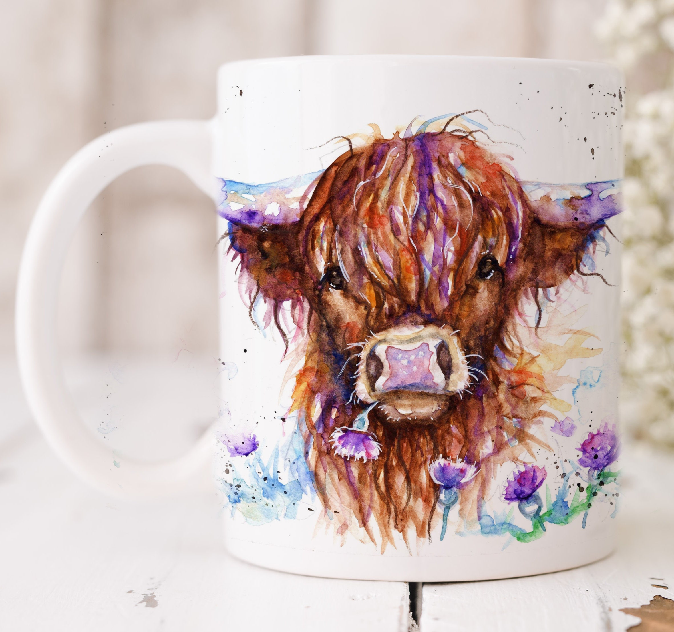Boho Highland Cow Tumbler Cup with Lid and Straw, Travel Coffee Tumble –  Wild Outdoor Creations