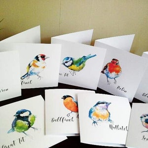 Bird Blank Notelet Cards
