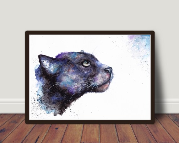 Pantera Negra Salvaje Gato Venta Original Acuarela - Etsy México Pantera Negra Salvaje Gato Venta Original Acuarela - Etsy México
