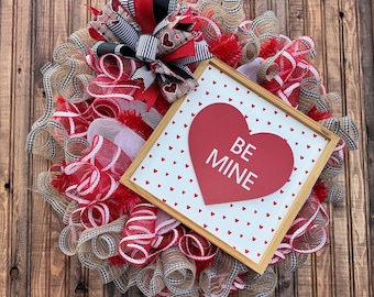 Valentines Day Wreath, Valentines Decor, Valentine's Day gift, Front door decor, Valentine's Day Wreath, Valentine's Day gift,