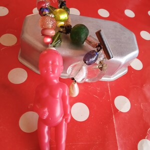 Decorative keychain beaded baby