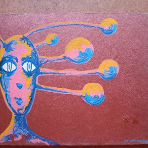 Dessin Poétique aux posca sur du carton épais